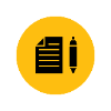 Scribing services icon