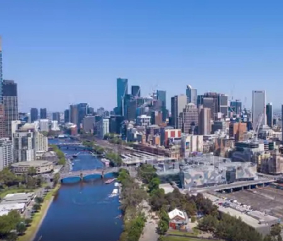 Melbourne City Yarra River